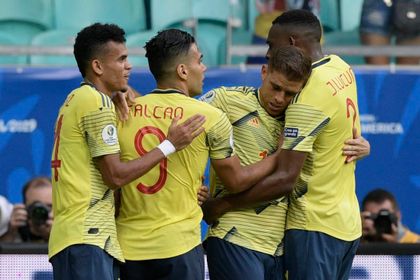 Colombia y Argentina directos a cuartos de final de la Copa América