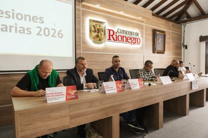Imagen de Concejo de Rionegro clausuró su primer periodo de sesiones del 2026