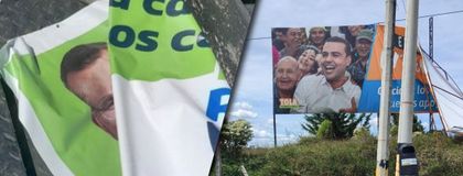 Imagen de  Jorge Rivas y Fernando Valencia denunciaron ataques y desprestigios contra sus campañas