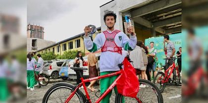 Imagen de  Rionegro reactivó el Sistema de Rutas Escolares en Bicicleta