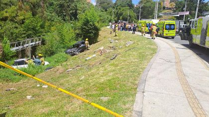 Imagen de Accidente en glorieta de Gualanday, Rionegro, dejó una persona muerta