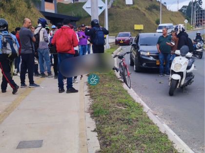 Imagen de Ciclista murió al chocarse contra un poste de energía en Rionegro