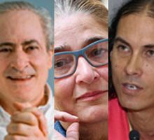 Mariana y Terry, con De Lima