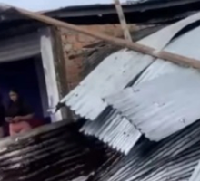 Fuertes vientos generan momentos de angustia en el barrio El Milenio