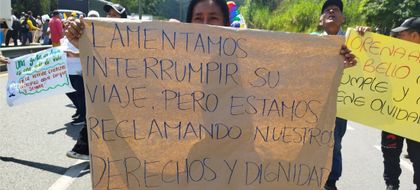 Imagen de  Comunidad de Bello bloquea la autopista Medellín-Bogotá en demanda de soluciones de acueducto