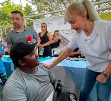 Acompañamiento a discapacitados en comuna 16 en Cali