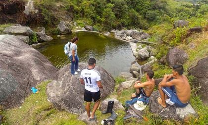 Víctimas de Argelia volvieron a nadar en el “Charco del Tanque”