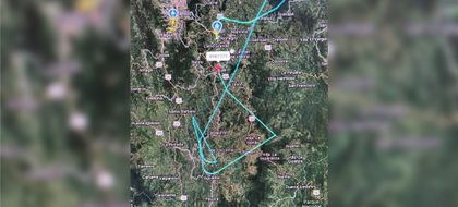 Imagen de Emergencia en vuelo de Wingo por impacto de un ave en el aeropuerto JMC