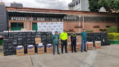 Imagen de Aprehenden más de 330 000 cajetillas de cigarrillos de contrabando en Antioquia