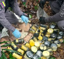 Ejército neutralizó 45 explosivos improvisados que serían utilizados para atentados en Buenaventura