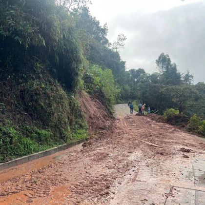 Imagen de  Granada sufre afectaciones por lluvias en carreteras veredales y vía a San Carlos
