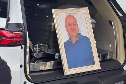 Imagen de  Homenaje y despedida al gerente asesinado de Sotramar, Óscar Mauricio Salazar