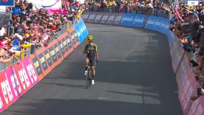 Esteban Chaves gano la etapa 19 del giro de italia