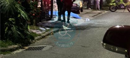 Imagen de  En video quedó registrado el momento del homicidio anoche en San Antonio, Rionegro