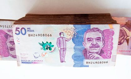 El peso colombiano cierra con depreciación de 1,28%
