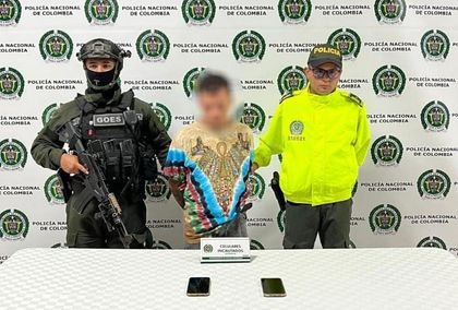 Imagen de En video: así fue capturado ´El Enano´ en Bello; era buscado por homicidio