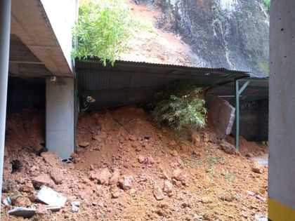 Imagen de Deslizamiento de tierra afectó una urbanización y un convento en Marinilla