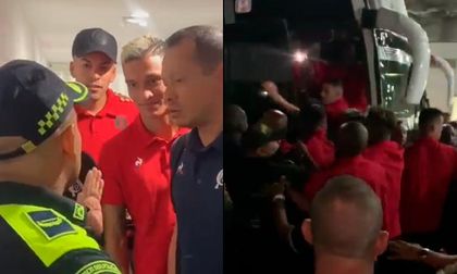 Jugadores del América de Cali se fueron a los golpes con la Policía