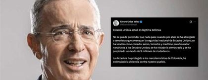Imagen de  Álvaro Uribe se pronuncia sobre la acción de Estados Unidos en Venezuela y envía mensajes a Colombia