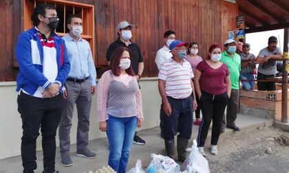 Habitantes de veredas limítrofes entre San Vicente, Guarne y Rionegro recibieron ayuda alimentaria