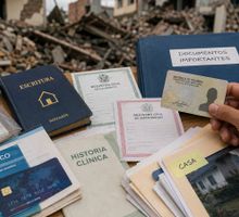 ¿Perdió la cédula, las escrituras o documentos durante el terremoto?