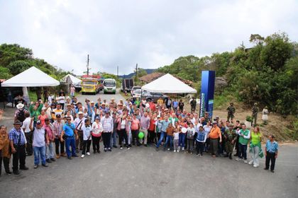 Imagen de  Inauguraron vía y el puente Rionegrito, que conectan la zona Páramo: Nariño, Sonsón y Argelia