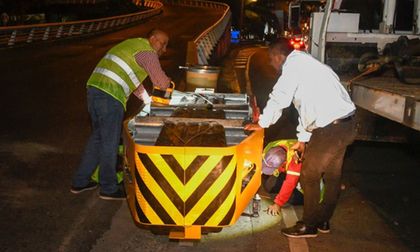 Instalaron amortiguadores de impacto en Cali para mejorar la seguridad vial