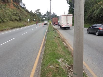 Imagen de Motociclista falleció en accidente de tránsito en la autopista, a la altura de Guarne