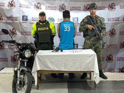 Imagen de En vereda La Playa de Rionegro capturaron a un hombre por porte ilegal de arma de fuego