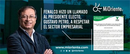Imagen de  Fenalco hizo un llamado al presidente electo, Gustavo Petro, a respetar el sector empresarial