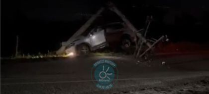 Imagen de Hombre en estado de embriaguez dejó a La Unión sin luz tras chocar contra un poste de energía