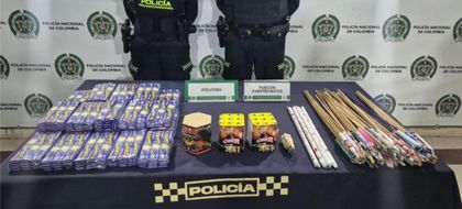 Imagen de  Incautaron cerca de 80 kilos de pólvora lista para ser comercializada en Bello. En Antioquia, ya van 38 quemados