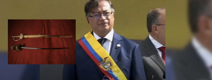 Imagen de  Primera orden del presidente Gustavo Petro: traer la espada de Bolívar a su posesión