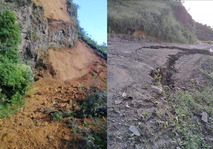 Imagen de Vía La Unión-Sonsón sufre por el invierno; también hay cierres en vía hacia Abejorral