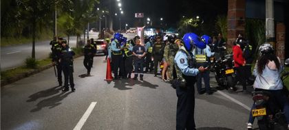 Imagen de  Operativo en la avenida Las Palmas dejó 12 motocicletas inmovilizadas