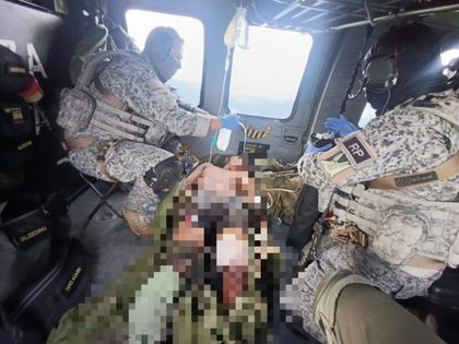 Imagen de  Cacom-5 evacúa a soldado herido por mina antipersonal en frontera con Panamá