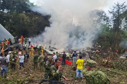 Imagen de  Un número indeterminado de muertos y 83 heridos en accidente de avión militar