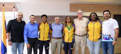 Imagen de  Deportistas antioqueños que brillaron en los Juegos Paralímpicos fueron homenajeados en la Gobernación