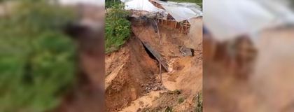 Imagen de Pérdida de banca en vía hacia Granada preocupa a la comunidad
