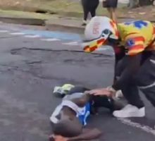 Caída de atleta en la Maratón de Cali desata polémica por huecos en las vías