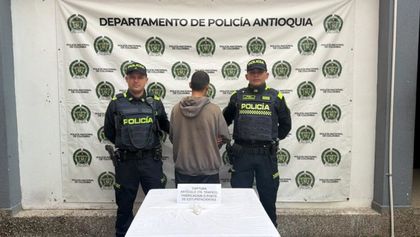Imagen de  Capturan en Guarne a un hombre con 60 gramos de base de coca durante operativo policial