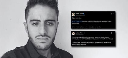 Imagen de  Nuevo hallazgo en caso del periodista Mateo Pérez: esto dijeron el presidente Petro y el gobernador Andrés Julián
