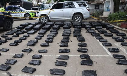 Descubren 520 kilos de marihuana en una camioneta en la vía Cali-Candelaria