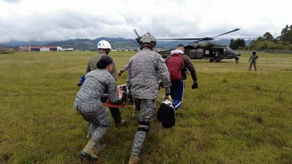 Imagen de  Simulacro de accidente aéreo en Rionegro finalizó con éxito