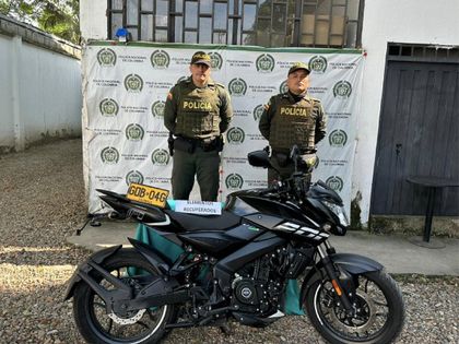 Imagen de  En el departamento de Caldas recuperaron moto que había sido hurtada en Guarne