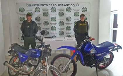 Imagen de  Dos menores fueron aprehendidos por hurto de motos en El Santuario