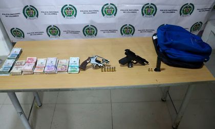 Así frustraron el robo a banco en Cali: capturan a dos sospechosos armados y con dinero en efectivo