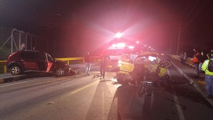 Imagen de Una persona resultó herida tras accidente de tránsito en la vía Aeropuerto JMC