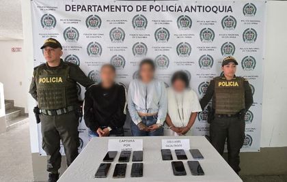 Imagen de  Capturaron a tres mujeres que, al parecer, utilizaban escopolamina para robar celulares en San José de la Montaña