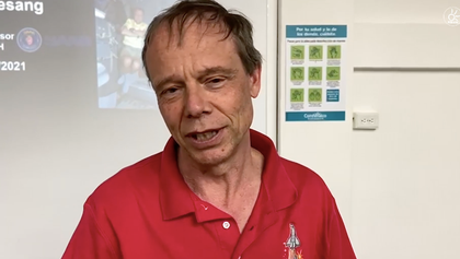 Imagen de Astronauta sueco visitó el semillero aeroespacial de Rionegro